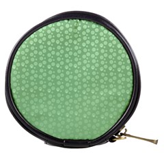 Background Polka Green Mini Makeup Bag