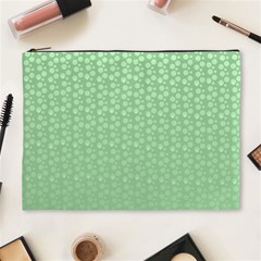 Background Polka Green Cosmetic Bag (xl)