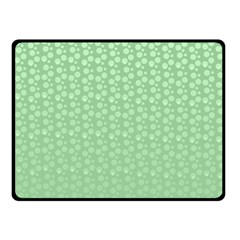 Background Polka Green Fleece Blanket (small)