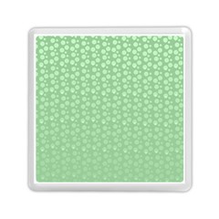 Background Polka Green Memory Card Reader (square)