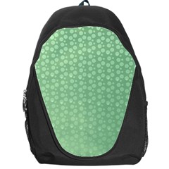 Background Polka Green Backpack Bag