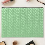 Background Polka Green Cosmetic Bag (XXXL) Back