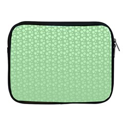 Background Polka Green Apple Ipad 2/3/4 Zipper Cases