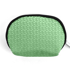 Background Polka Green Accessory Pouch (medium)