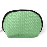 Background Polka Green Accessory Pouch (Medium) Back