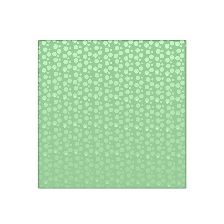 Background Polka Green Satin Bandana Scarf