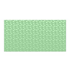 Background Polka Green Satin Wrap