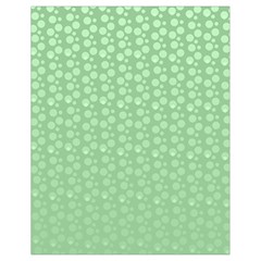 Background Polka Green Drawstring Bag (small)