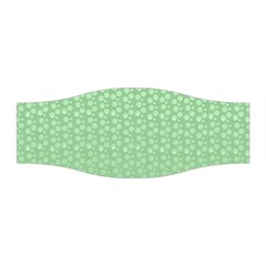 Background Polka Green Stretchable Headband