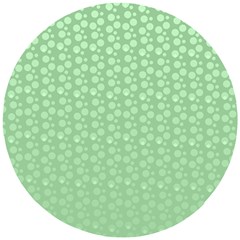 Background Polka Green Wooden Puzzle Round by HermanTelo