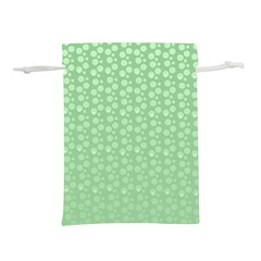 Background Polka Green Lightweight Drawstring Pouch (m) by HermanTelo