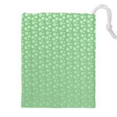 Background Polka Green Drawstring Pouch (4xl)