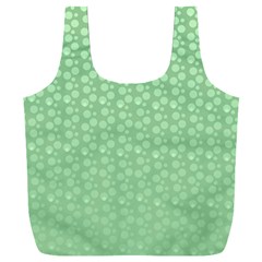 Background Polka Green Full Print Recycle Bag (xxl)