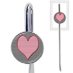 Heart Stripes Symbol Striped Book Mark