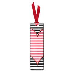 Heart Stripes Symbol Striped Small Book Marks