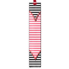 Heart Stripes Symbol Striped Large Book Marks