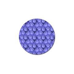 Pattern Texture Feet Dog Blue Golf Ball Marker (10 Pack)