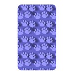 Pattern Texture Feet Dog Blue Memory Card Reader (Rectangular) Front