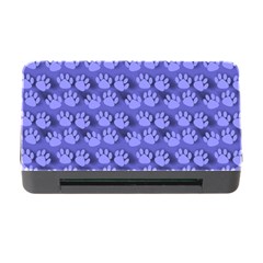 Pattern Texture Feet Dog Blue Memory Card Reader With Cf by HermanTelo