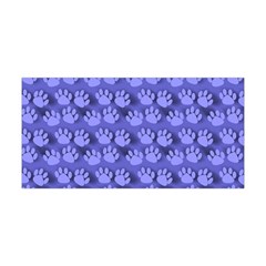 Pattern Texture Feet Dog Blue Yoga Headband