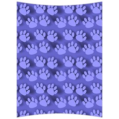 Pattern Texture Feet Dog Blue Back Support Cushion