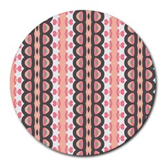 Wallpaper Cute Pattern Round Mousepads by HermanTelo