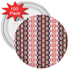 Wallpaper Cute Pattern 3  Buttons (100 Pack)  by HermanTelo