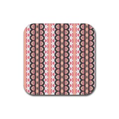 Wallpaper Cute Pattern Rubber Coaster (square)  by HermanTelo