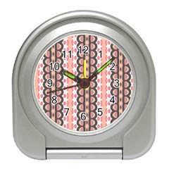 Wallpaper Cute Pattern Travel Alarm Clock