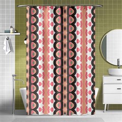 Wallpaper Cute Pattern Shower Curtain 48  X 72  (small) 