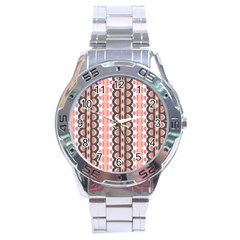 Wallpaper Cute Pattern Stainless Steel Analogue Watch by HermanTelo