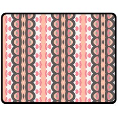 Wallpaper Cute Pattern Double Sided Fleece Blanket (medium) 