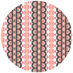 Wallpaper Cute Pattern Wooden Puzzle Round