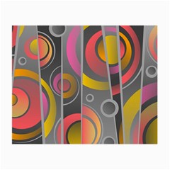 Abstract Colorful Background Grey Small Glasses Cloth