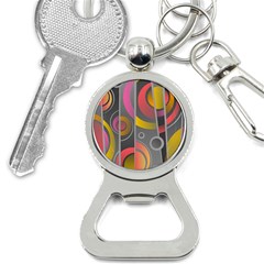 Abstract Colorful Background Grey Bottle Opener Key Chain