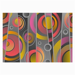 Abstract Colorful Background Grey Large Glasses Cloth (2 Sides) by HermanTelo