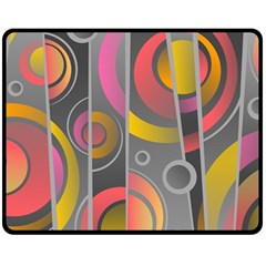 Abstract Colorful Background Grey Fleece Blanket (medium) 