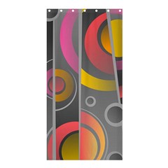 Abstract Colorful Background Grey Shower Curtain 36  X 72  (stall) 