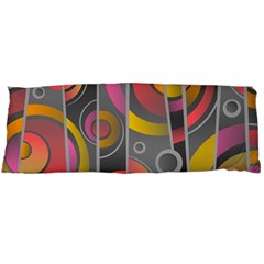 Abstract Colorful Background Grey Body Pillow Case (dakimakura)