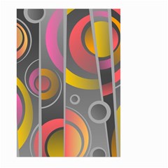 Abstract Colorful Background Grey Large Garden Flag (two Sides)