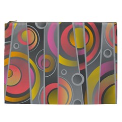 Abstract Colorful Background Grey Cosmetic Bag (xxl) by HermanTelo