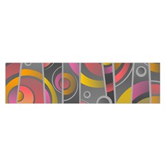 Abstract Colorful Background Grey Satin Scarf (oblong)