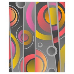 Abstract Colorful Background Grey Drawstring Bag (small)