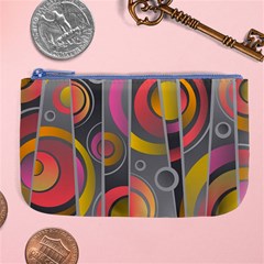 Abstract Colorful Background Grey Large Coin Purse