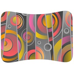 Abstract Colorful Background Grey Velour Seat Head Rest Cushion