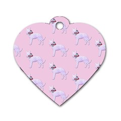 Dogs Pets Anima Animal Cute Dog Tag Heart (one Side)