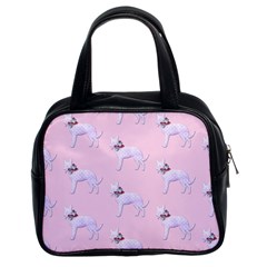 Dogs Pets Anima Animal Cute Classic Handbag (two Sides)