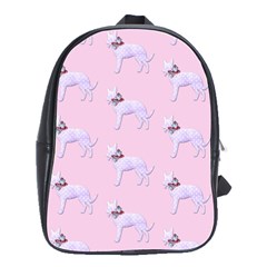 Dogs Pets Anima Animal Cute School Bag (large) by HermanTelo