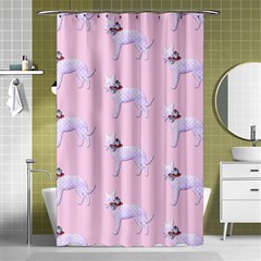 Dogs Pets Anima Animal Cute Shower Curtain 48  X 72  (small)  by HermanTelo