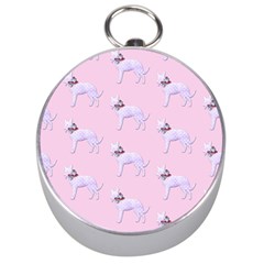 Dogs Pets Anima Animal Cute Silver Compasses by HermanTelo